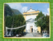 Valle di Ledro, la chiesa del paese di Bezzecca.