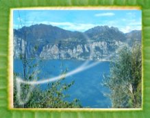 Il Lago di Garda visto dal Monte Baldo.